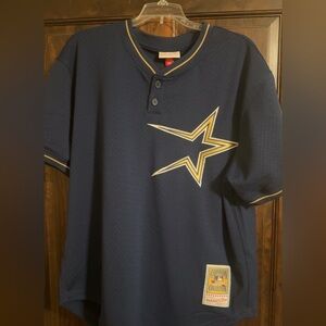 Mitchell & Ness Navy Star Jersey Craig Biggio
